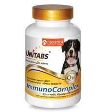 Neoterica Unitabs ImmunoComplex с Q10 для крупных собак, 100 таб
