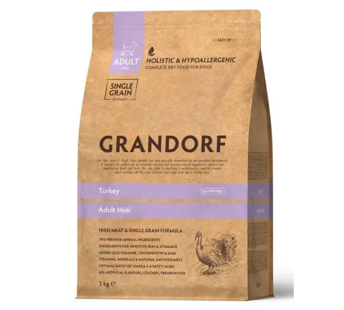 Grandorf Adult Mini (Индейка), 1 кг