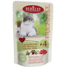 Berkley Fricassee Adult Cat (Индейка с ягненком в желе) 100 г