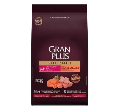Granplus Gourmet Dog Adult Mini (Лосось, цыпленок), 1 кг