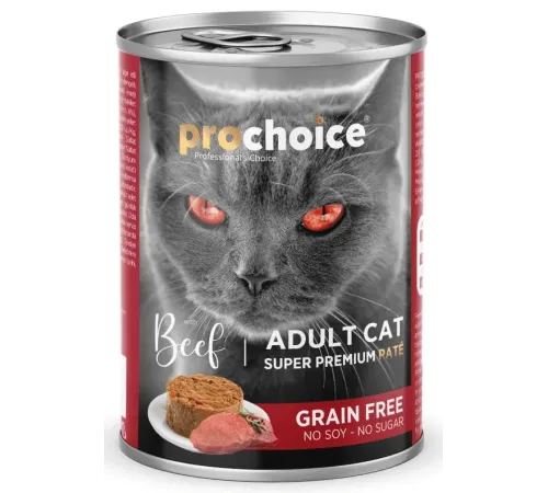 Prochoice Паштет для кошек (Говядины), 400 г