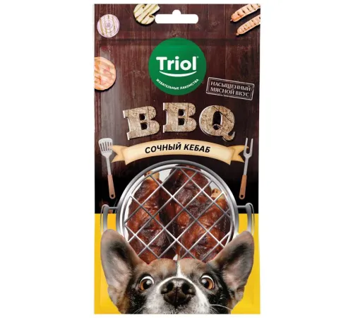 Triol BBQ Лакомство для собак Сочный кебаб, 100 г