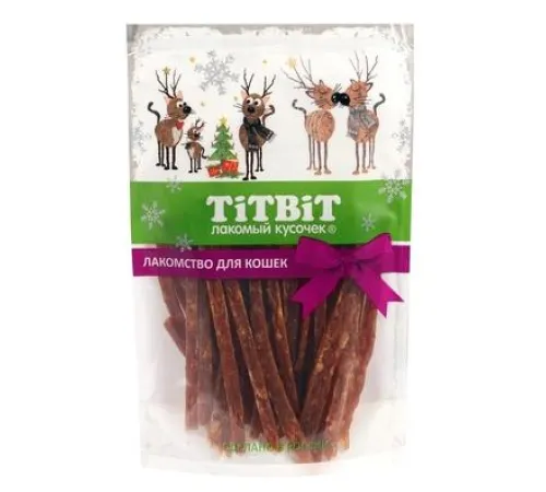 ТИТБИТ Соломка утиная для кошек (Новогодняя коллекция), 50 г