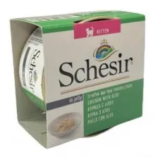Schesir Chicken Aloe Kitten (Цыпленок, алоэ) 85 г