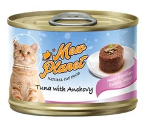 Mew Planet Паштет из свежего тунца с анчоусами, 160 г