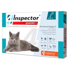 Экопром Inspector Quadro K для кошек 4-8 кг 0,8 мл 1 пипетка