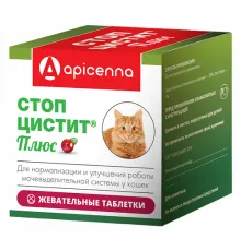 Apicenna Стоп-цистит Плюс для кошек 30 таб/уп