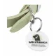 Mr.Kranch Ошейник кожаный с QR-адресником, нежно-зеленый, 20-24 см