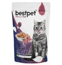 Bestpet Adult Cat (Ягненок в желе), 85 г
