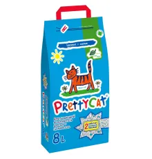 PrettyCat Наполнитель глиняный Naturel (Алоэ), 4 кг (8 л)