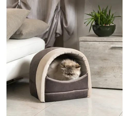 Ferplast Домик MAJESTY, серо-бежевый