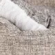Ferplast Лежанка DANDY F с мехом, меланж серый 55, 55х41х15 см