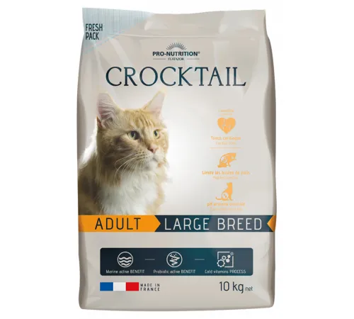 Flatazor Crocktail Adult Large Breed Cat, 10 кг