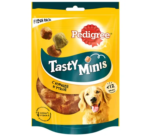 Pedigree Tasty Minis (Курица, утка), 130 г