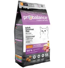 Probalance Cat Gourmet diet Adult Beef & Rabbit, 1,8 кг