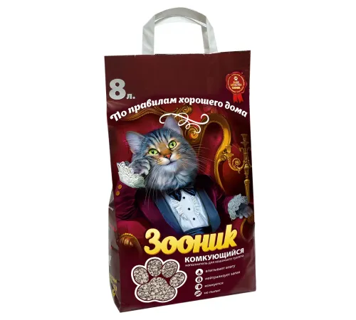 Зооник Наполнитель комкующийся, 8 л