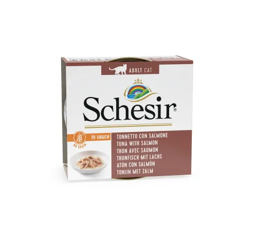 Schesir Tuna Salmon (Тунец, лосось в соусе), 70 г