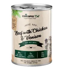 Chicopee Kitten (Паштет с говядиной, курицей и олениной) 400 г х 6 шт