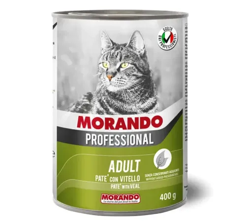 Morando Professional Cat Паштет с телятиной (консервы), 400 г