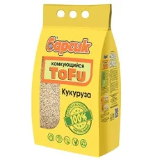 Барсик Наполнитель TOFU Кукурузный, 4,54 л
