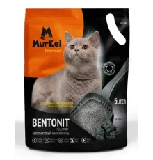 Murkel Наполнитель бентонитовый (Уголь), 5 л/4 кг
