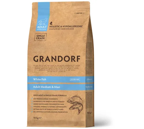 Grandorf Adult Medium & Maxi (Белая рыба), 1 кг