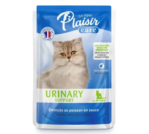 Plaisir Care Urinary Support Кусочки в соусе (Рыба), 85 г