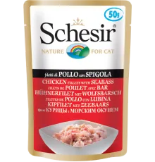 Schesir Chicken Seabass (Цыпленок, окунь) 50 г х 10 шт