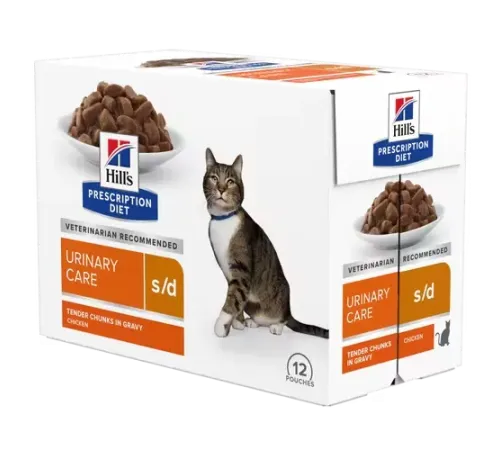 Hill's Prescription Diet s/d Urinary Care Влажный корм для кошек (Курица), 85 г