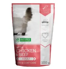 Nature's Protection Консервы Skin & Coat Care (Курица и говядина), 100 г
