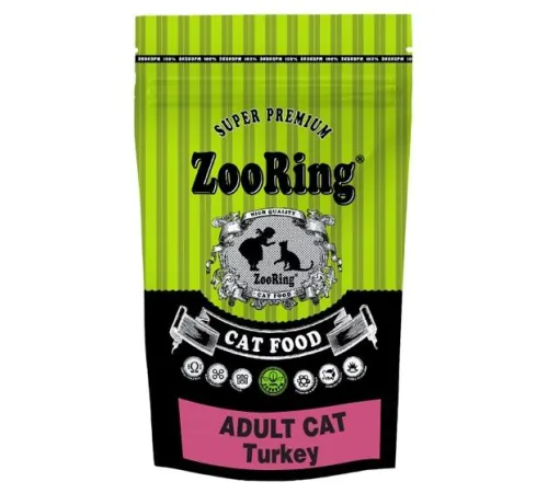 ZooRing Adult Cat (Индейка), 350 г