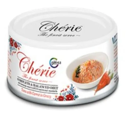 Cherie Complete & Balanced Diet (Тунец с морковью в соусе), 80 г