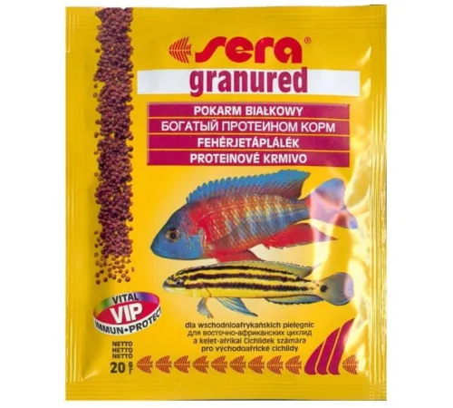 Sera Корм гранулы для мелких цихлид 