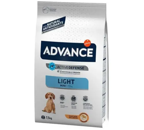 Advance Dog Mini Light (Курица), 7,5 кг