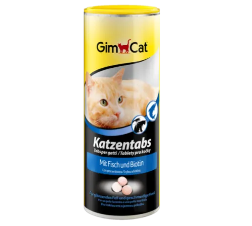 Gimcat Витамины для котов с рыбой и биотином 210 г