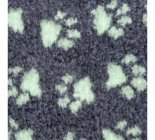 ProFleece Коврик меховой 1х1,6 м, угольный/мята