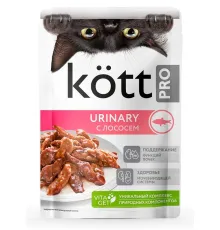 Kott.Pro для здоровья почек кошек с лососем, 75 г