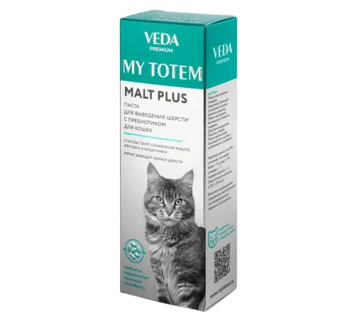 VEDA My Totem Malt Plus Паста для выведения шерсти, 75 мл