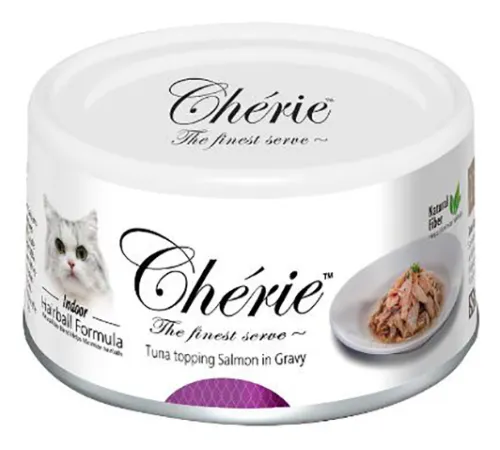 Cherie Hairball (Тунец с лососем в подливе), 80 г