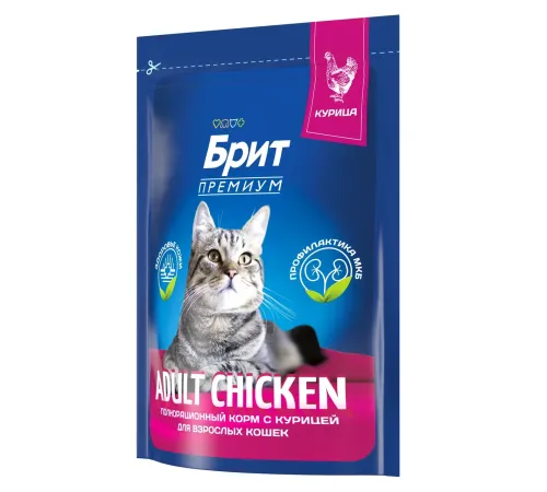Брит Премиум Cat Adult (Курица), 400 г