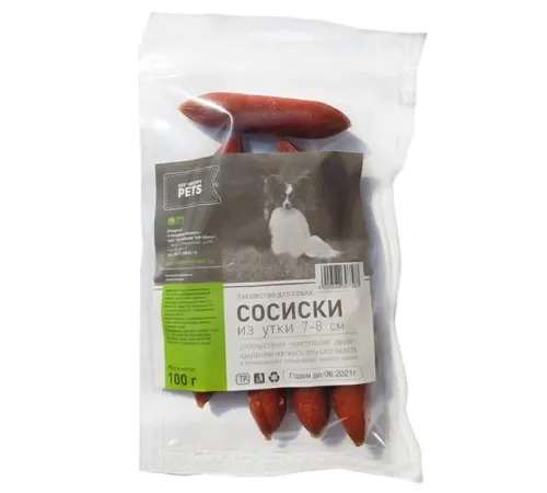 My Happy Pets Сосиски из утки (7-8 см) 100 г