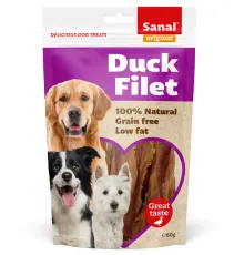 Sanal Лакомство для собак Утиное филе, 80 г