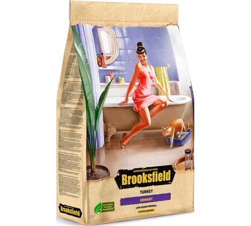 Brooksfield Low Grain Adult Cat Urinary (Индейка), 400 г