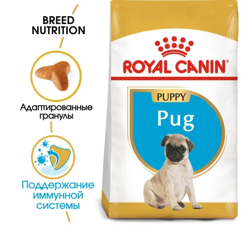 Royal Canin Pug Puppy, 1,5 кг + EDUC в подарок