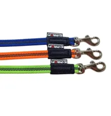 Kinologprofi L-048m Поводок латексный, сталь, 1,5 м