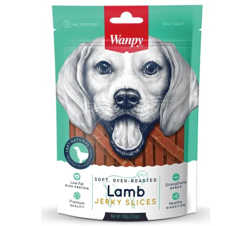 Wanpy Dog Соломка из мяса ягненка, 100 г