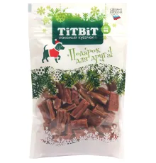 ТИТБИТ Колбаски телячьи для собак (Новогодняя коллекция), 80 г