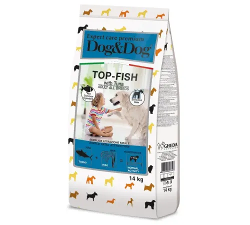 Dog&Dog Expert Premium Top-Fish (Тунец), 14 кг