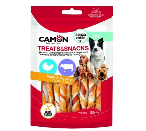 CAMON Снэки курица с говядиной (2 цвета), 80 г