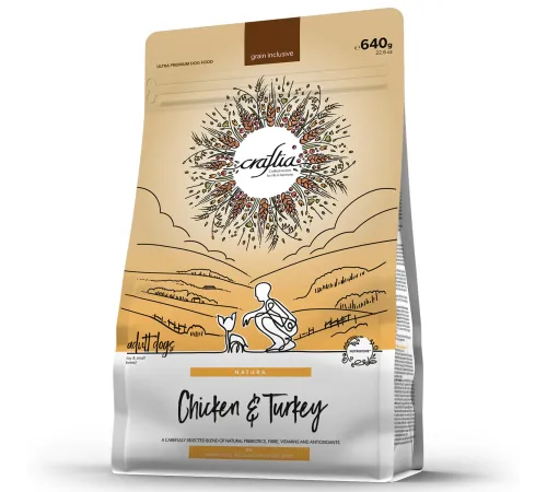 Craftia Natura Adult Mini (Курица, индейка), 640 г